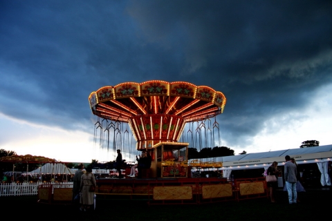 Donkere wolken en de regen die niet kwam op zaterdagavond