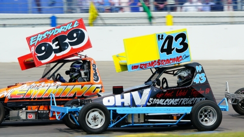 2018 Pinksterraces - Stockcar F2 junioren in actie
