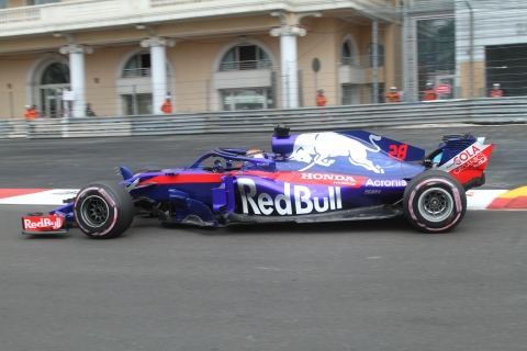 Brendon Hartley in actie