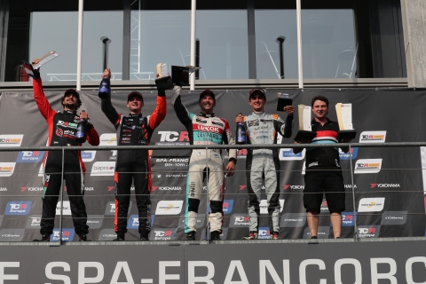 2018-2018 Spa Race 1---2018 TCR Europe Spa R1 podium
