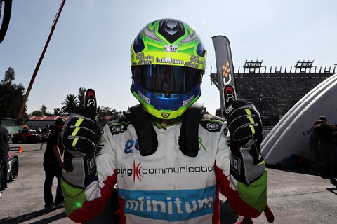 Benito Guerra MEX celebrates after winning a race during the Race of Champions on Sunday 20 January 2019 at Foro Sol Mexico City Mexico 1255
