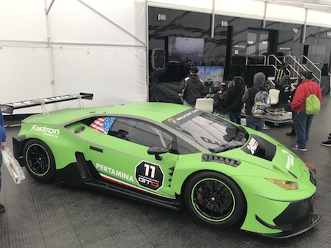 Groeten Daytona Lamborghini display