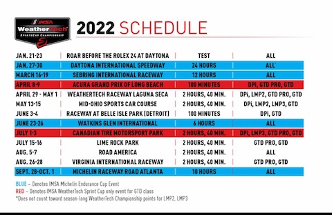 210807 IMSA schedule