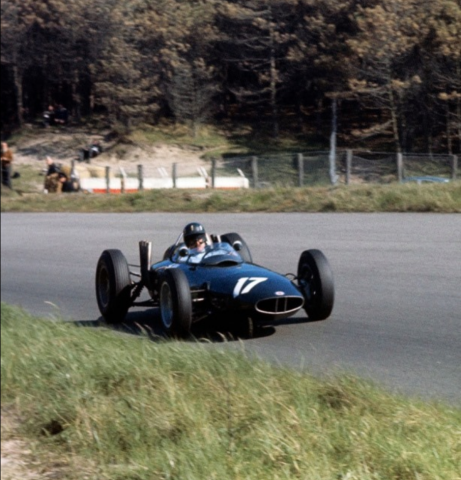 1962 GP Graham Hill BRM P57 Stagpipe winnaar in het Bos Kleur F2