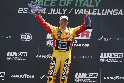 Podium WTCR Trophy Tom Coronel