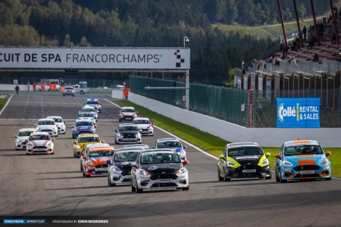 Ford Fiesta Sprint Cup vervolgt de strijd met Spa Euro Race op Spa-Francorchamps