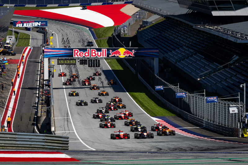 Spielberg (AUT), SEP 7 - 10 2023 - Round 7 of Formula Regional European Championship by Alpine 2023 at Red Bull Ring. Start race 2. Ambiance. © 2023 Sebastiaan Rozendaal  / Dutch Photo Agency.