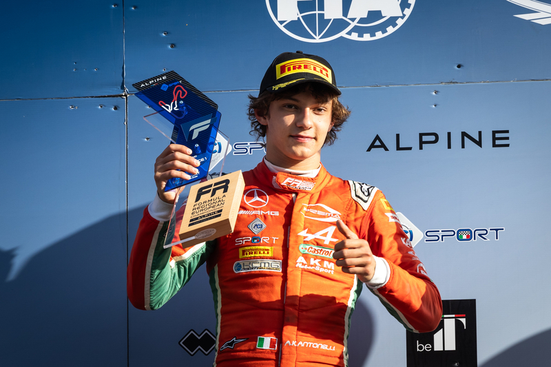 Zandvoort (ITA), OCT 12 - 15 2023 - Round 9 of Formula Regional European Championship by Alpine 2023 at Circuit Zandvoort. Andrea kimi ANTONELLI #12, Prema Racing. © 2023 Sebastiaan Rozendaal  / Dutch Photo Agency.