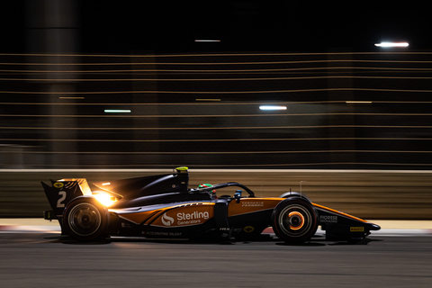 Sakhir (BAH) FEB 14-16, 2023 - F2 and F3 pre-season test at Bahrain International Circuit. Jehan DARUVALA #02 MP Motorsport © 2023 Sebastiaan Rozendaal / Dutch Photo Agency