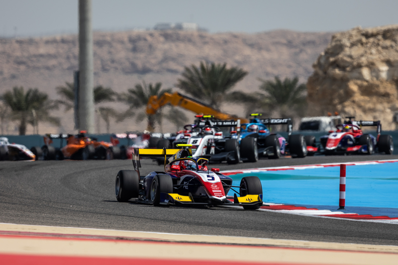 Sakhir (BAH) MAR 3-5, 2023 - Gulf Air Bahrain Grand Prix at Bahrain International Circuit. Gabriel BORTOLETO #05 Trident. © 2023 Sebastiaan Rozendaal / Dutch Photo Agency