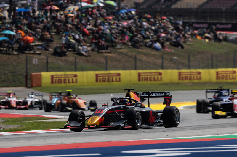 Barcelona (ESP) JUN 1-4 2023 - Grand Prix of Spain 2023 at Circuito de Barcelona Cataluyna. Sebastian MONTOYA #14 Hitech. © 2023 Sebastiaan Rozendaal / Dutch Photo Agency
