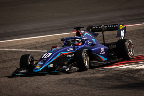 Sakhir (BAH) FEB 14-16, 2023 - F2 and F3 pre-season test at Bahrain International Circuit. Franco COLAPINTO #10 MP Motorsport. © 2023 Sebastiaan Rozendaal / Dutch Photo Agency
