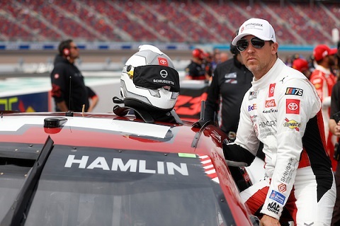 #11: Denny Hamlin, Joe Gibbs Racing, Shingrix Toyota Camry