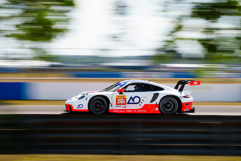 #56 TEAM PROJECT 1 / Porsche 911 RSR - 19 - FIA WEC Official Prologue - Sebring International Raceway - Sebring - USA -  