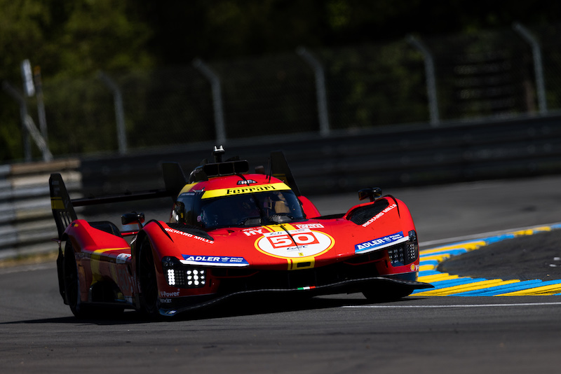 #50 FERRARI AF CORSE / Ferrari 499P - 24h of Le Mans- Test Day - Place de la Republique - Le Mans - France - 