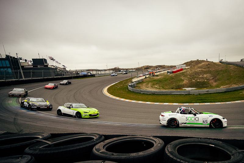 SAM JONGEJAN - Mazda MX-5 MV Motorsport / Mazda MX-5 Cup - LASZLO VAN HOUWELINGEN - Mazda MX-5 - MV Motorsport / Mazda MX-5 Cup -MARCEL DEKKER - Mazda MX-5 - Dekker Racing / Mazda MX-5 Cup - Voorjaarsraces at CM.com circuit Zandvoort, Zandvoort, Nederland, April, 16, 2023, Photo: Rob Eric Blank
