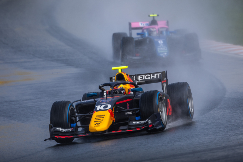 Isack Hadjar #10 Hitech GP, during round twelve of the FIA Formula 2 Championship at Circuit Zandvoort,  on August 25-27, 2023. // Dutch Photo Agency / Red Bull Content Pool // SI202308260319 // Usage for editorial use only // 