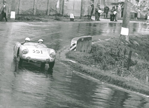 Herrmann Linge Mille Miglia 1954