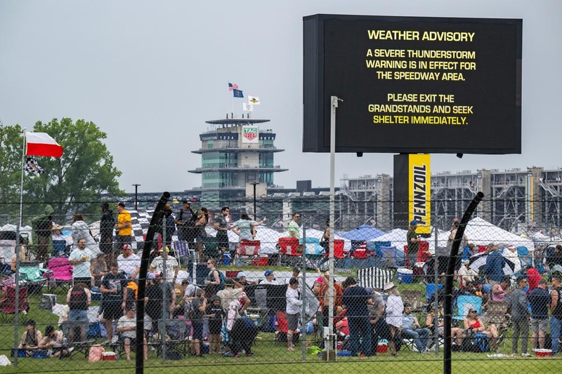 2024 Indy 500 uitgesteld