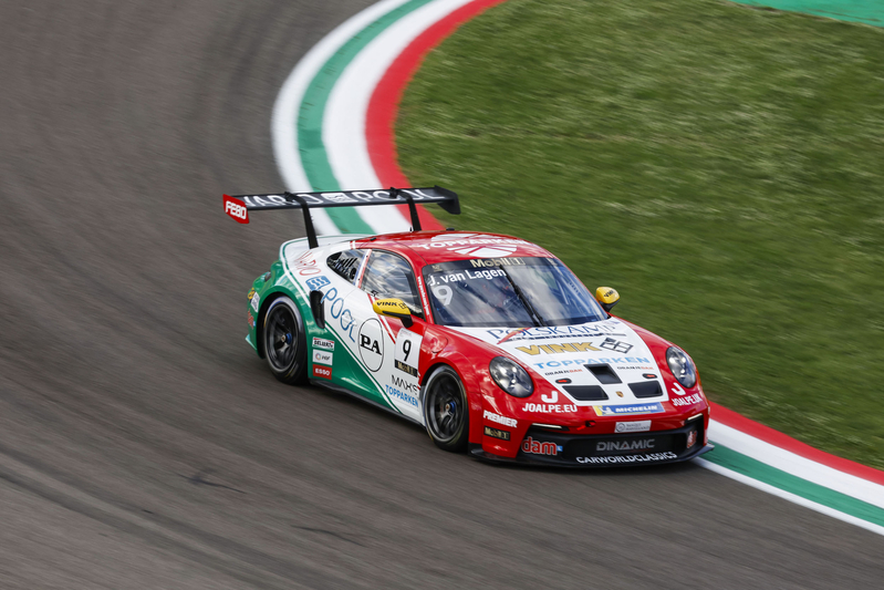 Porsche Mobil 1 Supercup, Imola 2024 #9 Jaap van Lagen (NL, Dinamic Motorsport)