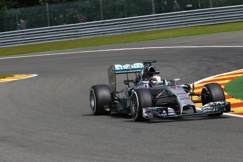 Formel 1, Grand Prix Belgien 2014, Spa-Francorchamps, 22.08.2014Lewis Hamilton, Mercedes AMG F1 W05