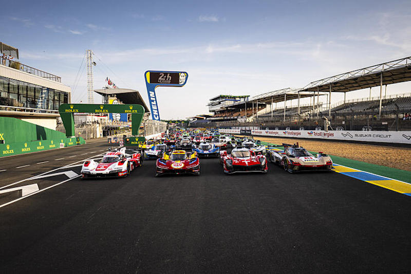 Car collective picture during the 24 Hours of Le Mans 2025, 4th round of the 2025 FIA World Endurance Championship, on June 10, 2025 on the Circuit des 24 Heures du Mans in Le Mans, France - Photo Charly López / DPPI