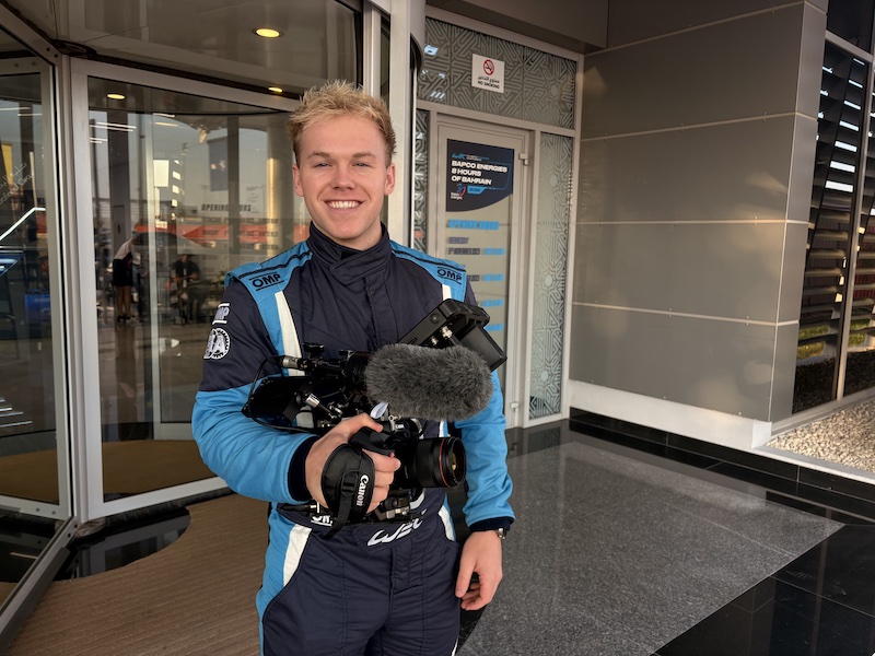 Nederlander Jurre Alma maakt video's voor FIA WEC: 