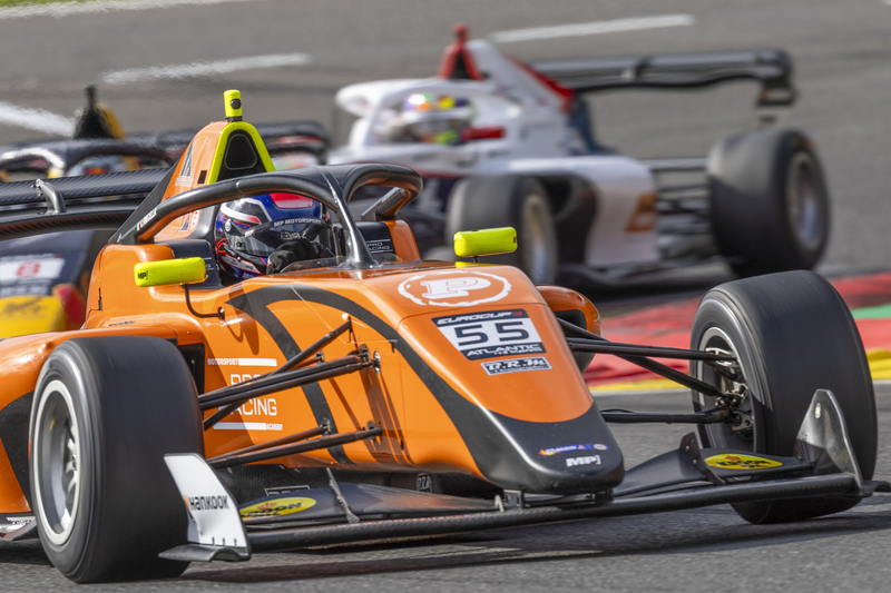 Spa (BEL) SEP 4-7 2025 - Eurocup-3 round 5 at Circuit Spa-Francorchamps. Valerio RINICELLA #55, MP Motorsport. © 2025 Dutch Photo Agency.