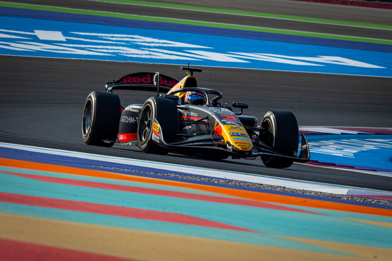 Doha (QAT), Nov 27- 30, 2024 - Qatar Grand Prix at Lusail International Circuit, Qatar. Nikolas TSOLOV #3 Campos Racing F2, Red Bull Junior Team. © 2025 Dutch Photo Agency