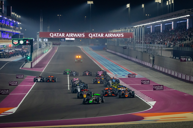 Doha (QAT), Nov 27- 30, 2024 - Qatar Grand Prix at Lusail International Circuit, Qatar. Start Sprint race © 2025 Dutch Photo Agency