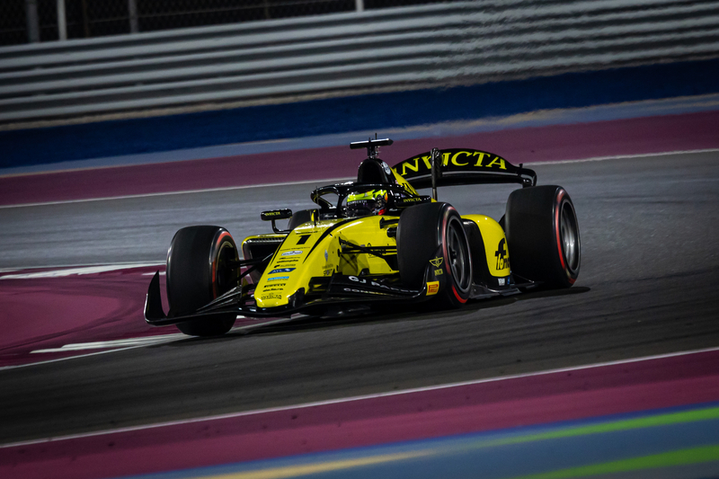 DOHA (QAT), 27 - 30 November 2025: Qatar Grand Prix at Lusail International Circuit. Leonardo FORNAROLI #01 Invicta Racing F2. © 2025 Dutch Photo Agency