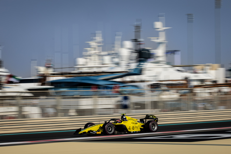 Abu Dhabi (UAE) Dec 5-7, 2025 - Abu Dhabi Grand Prix 2025 at Yas Marina Circuit. Roman STANEK #02 Invicta Racing F2. © 2025 Dutch Photo Agency