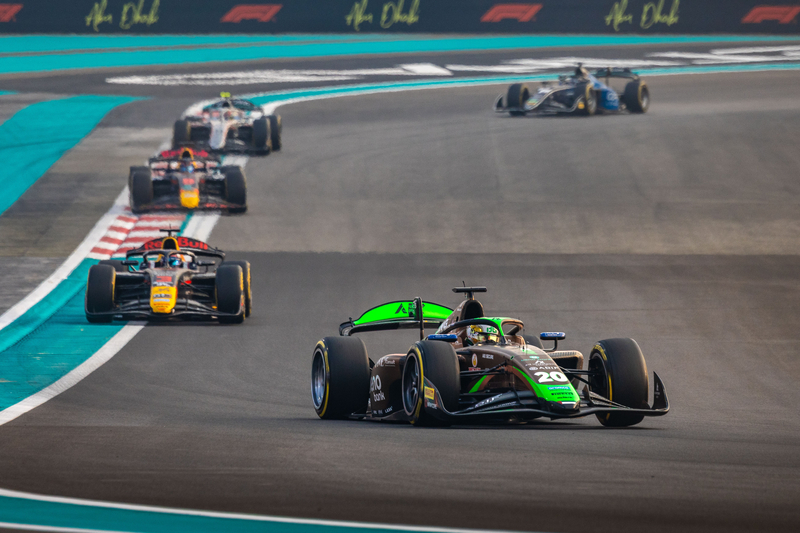 Abu Dhabi (UAE) Dec 5-7, 2025 - Abu Dhabi Grand Prix 2025 at Yas Marina Circuit. Joshua DUERKSEN #20 AIX Racing F2 © 2025 Dutch Photo Agency