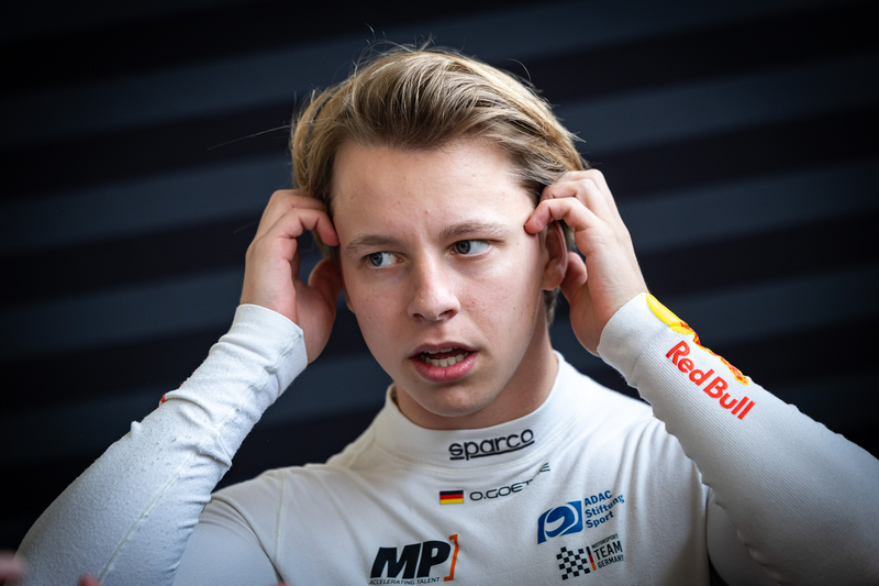 Abu Dhabi (UAE), DEC 04-07 2025 - Abu Dhabi Grand Prix 2025 at Yas Marina Circuit. Oliver GOETHE #05 MP Motorsport F2, Red Bull Junior Team © 2025 Dutch Photo Agency