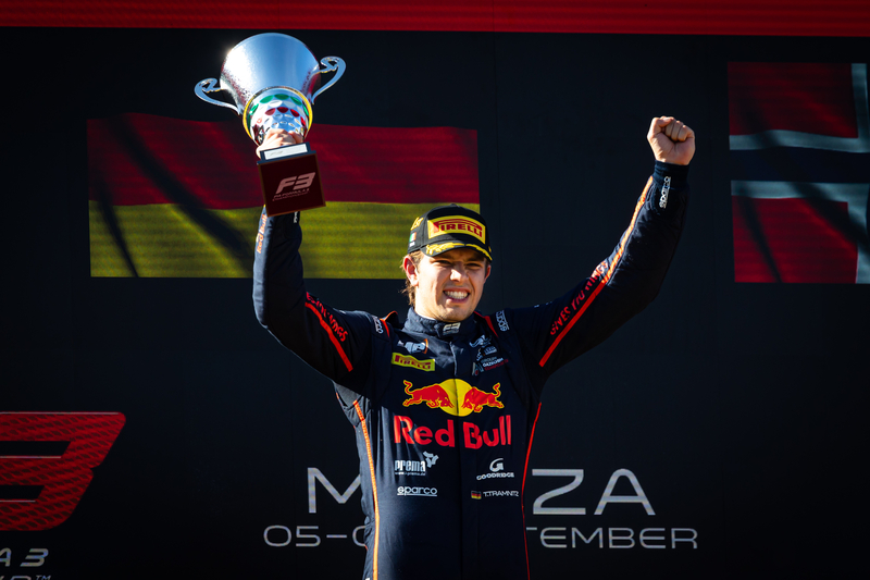 Monza (ITA), SEP 5-7 2025 - Italian Grand Prix at Autodromo di Monza. Tim TRAMNITZ #17 MP Motorsport F3, Red Bull Junior Team. © 2025 Dutch Photo Agency