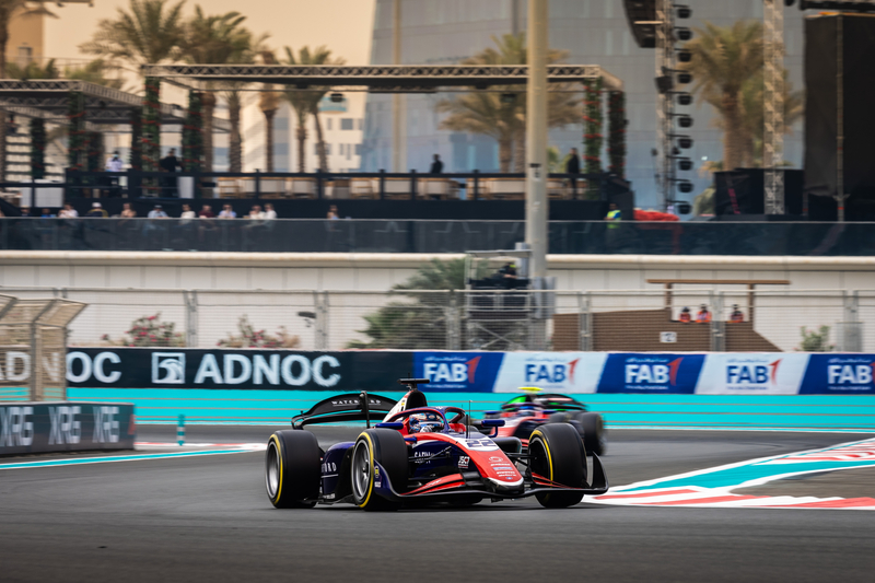 Abu Dhabi (UAE) Dec 5-7, 2025 - Abu Dhabi Grand Prix 2025 at Yas Marina Circuit. Laurens VAN HOEPEN #22 Trident F2 © 2025 Dutch Photo Agency