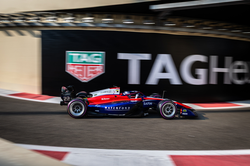 Abu Dhabi (UAE), DEC 04-07 2025 - Abu Dhabi Grand Prix 2025 at Yas Marina Circuit. Laurens VAN HOEPEN #22 Trident F2 © 2025 Dutch Photo Agency