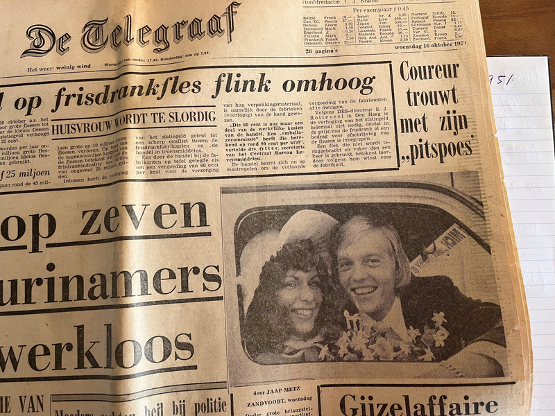 telegraaf knipsel