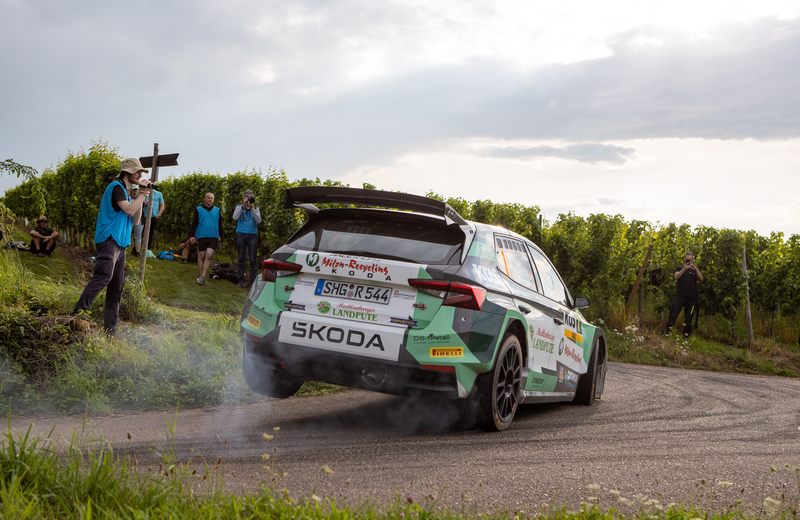 Griebel nagenoeg van start tot finish in zijn thuisrally