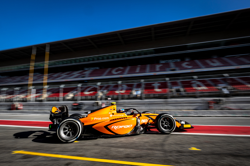 Barcelona (ESP), FEB 17-19 2026 - First pre season test Formula 2 at Circuit de Barcelona-Catalunya. Oliver GOETHE #10 MP Motorsport F2 © 2026 Dutch Photo Agency