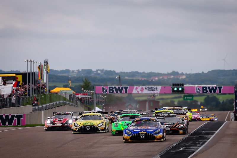 DTM, 13. + 14. Rennen Sachsenring 2026 #80 Mercedes-AMG GT3 EVO, Winward Racing: Maro Engel, #48 Mercedes-AMG GT3 EVO, Winward Racing: Jules Gounon, #48 Mercedes-AMG GT3 EVO, Winward Racing: Jules Gounon - picture by Gruppe C Photography