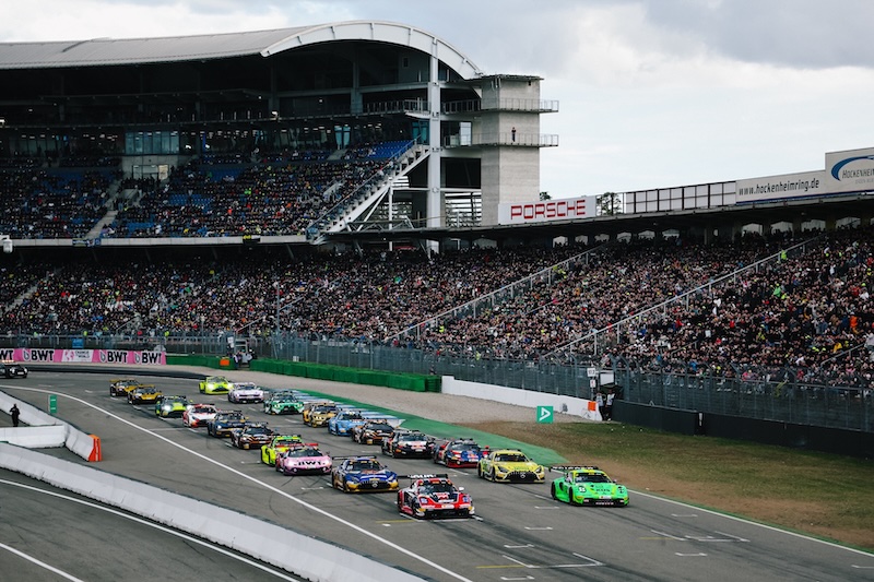 DTM, 15. + 16. Rennen Hockenheim 2026 #29 Porsche 911 GT3 R (992), Land Motorsport: Bastian Buus, #90 Porsche 911 GT3 R (992), Manthey: Ricardo Feller - picture by Gruppe C Photography