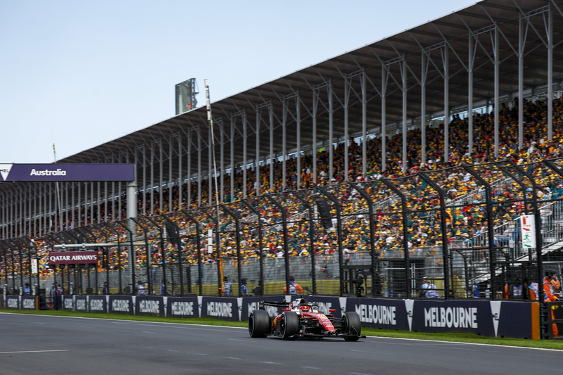 16 LECLERC Charles (mco), Scuderia Ferrari SF-26, action during the Formula 1 Qatar Airways Australian Grand Prix 2026, 1st round of the 2026 Formula One World Championship from March 6 to 8, 2026 on the Albert Park Circuit, in Melbourne, Australia - Photo Julien Delfosse / DPPI