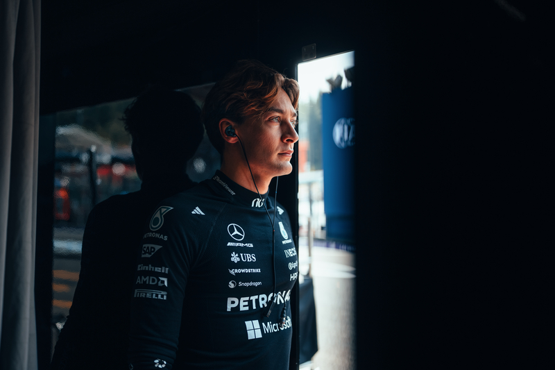 Formel 1 - Mercedes-AMG PETRONAS F1 Team, Großer Preis von Belgien 2026. George Russell Formula One - Mercedes-AMG PETRONAS F1 Team, 2026 Belgian GP. George Russell 