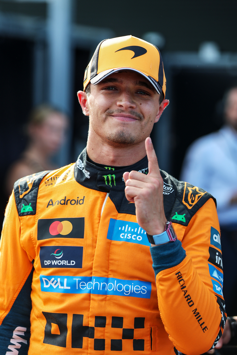 Eindelijk weer succes voor Lando Norris op de Hungaroring