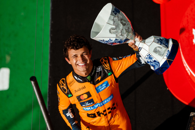 Lando Norris Nikki van Toorn
