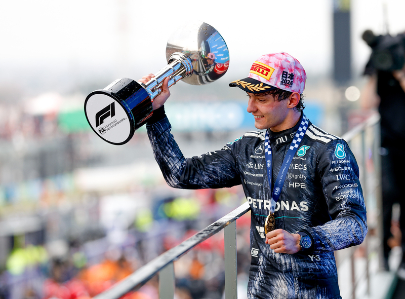 Kimi Antonelli wint ook de Grand Prix van Japan