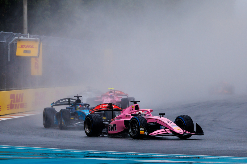 MIAMI (USA) MAY 1-3 2026 - Round 2 of the FIA Formula 2 championship at Miami International Autodrome. Gabriele MINI #09 MP Motorsport F2, Alpine Academy. © 2026 Dutch Photo Agency