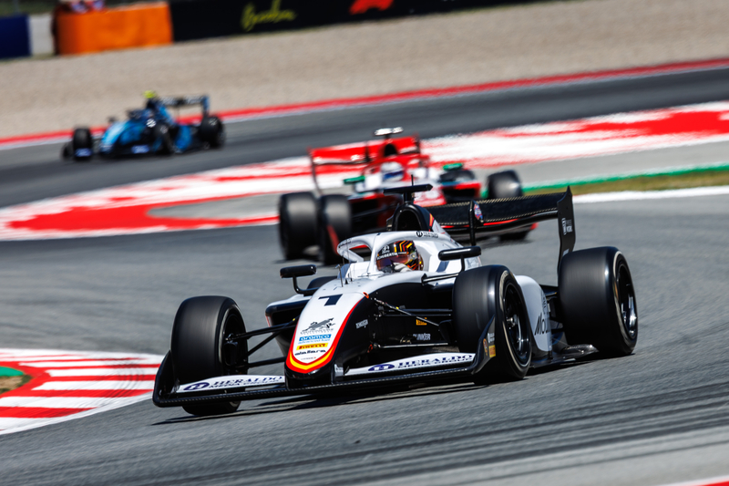 BARCELONA (ESP) JUN 11-14 2026 - Grand Prix of Barcelona-Catalunya at Circuit de Barcelona Catalunya. Theophile NAEL #01 Campos Racing F3. © 2026 Dutch Photo Agency