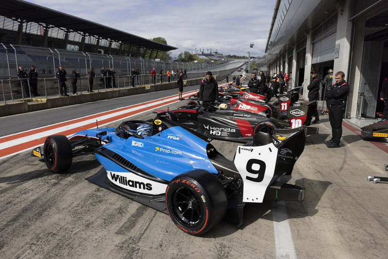 20-21 May 2026, In-season F3 test at the Red Bull Ring. Alessandro GIUSTI, Williams Driver Academy #09 MP Motorsport F3. © 2026 Dutch Photo Agency